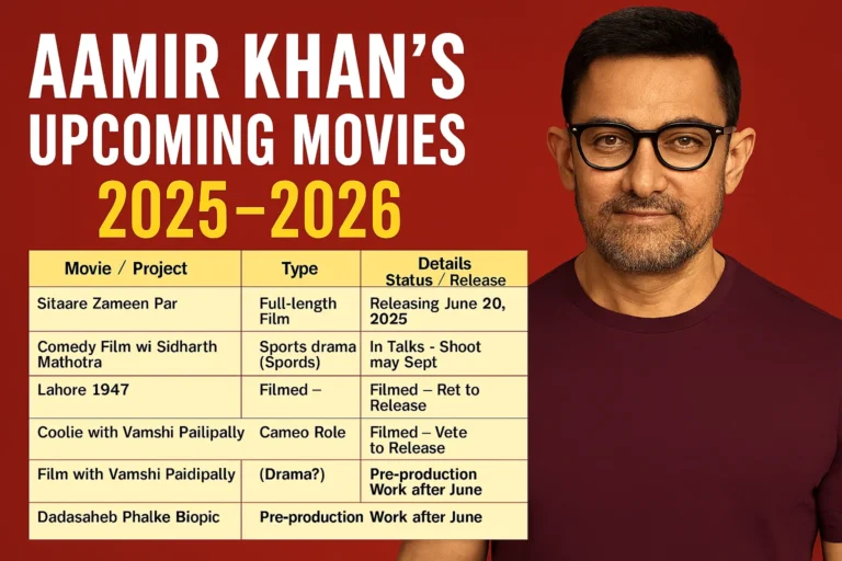 What’s next for Aamir Khan? Full list of his 6 upcoming films